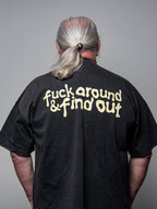 NO POLITICS T-SHIRT VINTAGE BLACK (ARCHIVE)